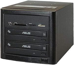 Copystars DVD-Duplicator 24X CD-DVD-Burner 1 to 4 Copier Sata Dual Layer Copy Easy Writer Tower SYS-1-4-ASUS/LG-CST
