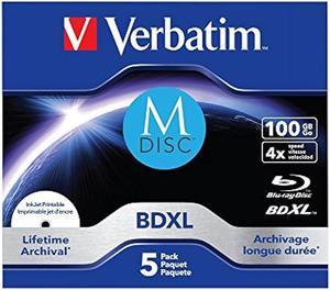 Verbatim BD-R XL 100GB 4x Triple-Layer Blu-ray Discs 98897 B&H