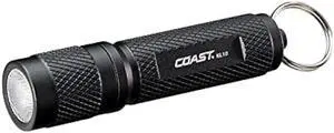 Coast KL10 100 Lumen LED Keychain Light, Pocket Sized, Black