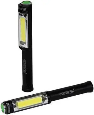 Grip Wide Beam COB Pen Light - 3 Modes: 400 Lumens, 160 Lumens, Blinking Red - Magnetic Bottom - Home, Garage, Workshop