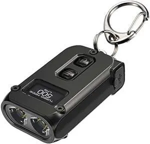 NITECORE TINI 2 Dual LED Rechargeable Keychain Light - 500 Lumen (Black)