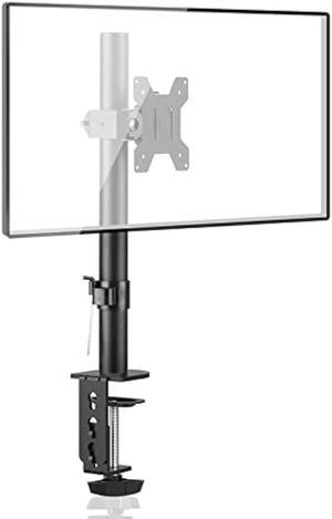 Bracwiser Single Fully Adjustable Monitor Arm Stand Mount Fits One Screen 13-32 inch 22lbs for Monitor Computer Screen 13 15 17 19 20 22 23 24 26 27 30 32 inch VESA 75 100 (MD7401)