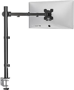 WALI Monitor Arm Mount for Desk, Single Extra Tall Computer Desk Mount, Monitor Bracket Mount Stand Single, up to 32 inch, 22 lbs (M001XL), Black