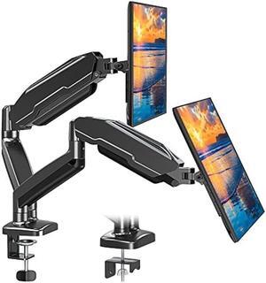 MOUNT PRO Dual Monitor Mount Fits 13 to 32 Inch Computer Screen, Height Adjustable Monitor Stand for 2 Monitors, Gas Spring Monitor Arm Holds up to 17. 6lbs Each, Monitor Desk VESA Mount 75x75, 100x10