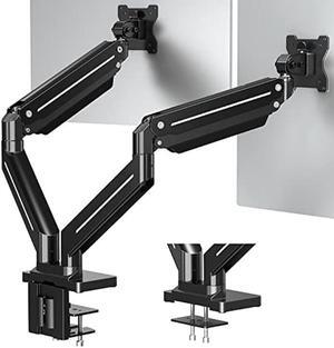 MOUNTUP Dual Monitor Desk Mount for 13-42 Computer Screen, Ultrawide Monitor Arm Holds 2.2-37.5 lbs Each, Full Motion Monitor Stand for 2 Monitors with Clamp/Grommet Base, VESA Mount 75x75 100x100