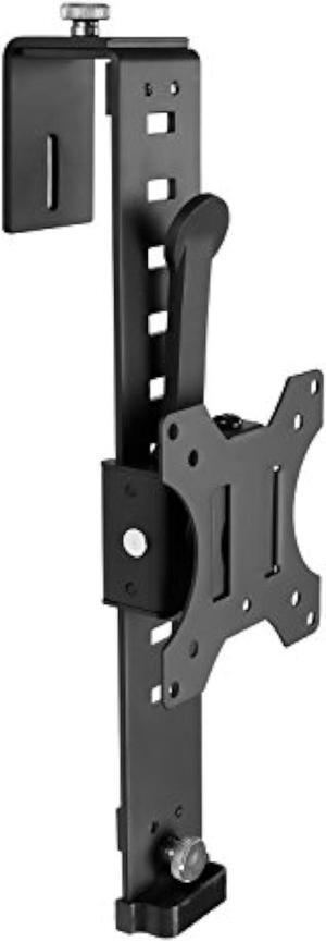 Mount-It! Cubicle Monitor Mount Hanger Attachment, Hanging Height Adjustable VESA Bracket for a 17 to 32 Screen, Adjustable Hook Supports up to 17.6 lbs, Black (MI-785)