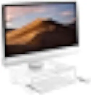 Sorbus Acrylic Monitor Stand - 12 x 8 x 3 - Clear Laptop Riser with Carry Handles - Use as Desktop Monitor Stand, Computer Desk Tray, Bed Tray, or Food Display Riser