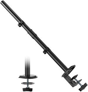 WORLDLIFT Extra Tall Sturdy Center Pole for Monitor Arm Mount 31.9inches Steel Monitor Stand C Clamp/Grommet Pole only
