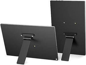 UPERFECT Portable VESA Monitor Stand with Hand Screw, 7 to 18.5 inch Freestanding VESA Monitor Desk Mount with Swivel/Tilt/Rotation, fits Monitor with M3/M4*75MM VESA