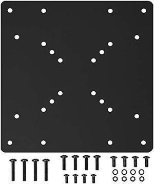 Mount-It! VESA Mount Adapter Plate - Monitor and TV Mount Extender Conversion Kit Allows 75x75, 100x100 to Fit Up to 200x200 and 200x100 mm Patterns, Heavy-Gauge Steel, Hardware Included