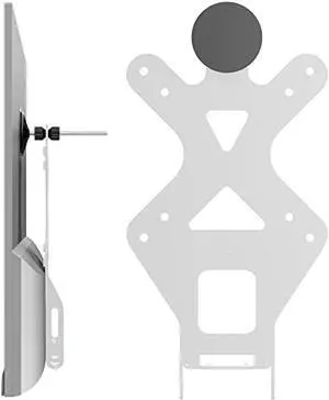 HumanCentric VESA Mount Adapter for HP Monitors 22er, 22es, 22f, 23er, 23es, 23f, 24ea, 24ec, 24er, 24es, 24f, 24fw, 25er, 25es, 25f, 27er, 27ea, 27es, 27f, 27fw, 27ec, VESA Adapter Bracket (White)