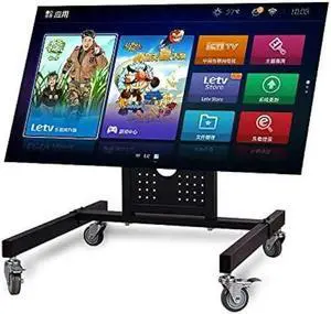 sunter98 Rolling TV Mount Stand Trolley 32-65inch Plasma Screen LED LCD Monitor Low Height Stand Cart D750