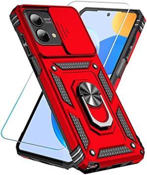SunStory for Motorola Moto G Stylus 5G 2023 Case with HD Screen Protector  Slide Camera Cover  Kickstand MilitaryGrade Phone Case for Moto G Stylus 5G 2023 Red