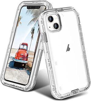 ORIbox for iPhone 14 Case for iPhone 13 Case, Heavy Duty Shockproof Anti-Fall Clear Case
