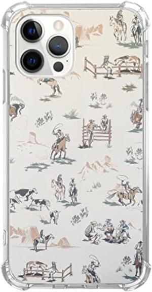 SVNICFYA Aesthetic Wild West Adventure Phone Case for iPhone 14 Pro Max, West Cowboy Desert Cover for Teens Women Men, Soft TPU Shockproof Case for iPhone 14 Pro Max