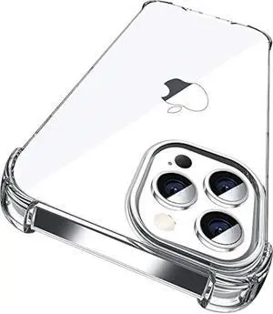 ORIbox for iPhone 14 Pro Max Case Clear,with 4 Corners Shockproof Protection,iPhone 14 Pro Max Clear Case for Women Men Girls Boys Kids,Case for iPhone 14 Pro Max Phone Clear