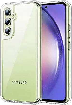 JETech Case for Samsung Galaxy A54 5G 6.4-Inch, Non-Yellowing Shockproof Bumper Protective Phone Cover, Anti-Scratch Hard PC Back (Clear)