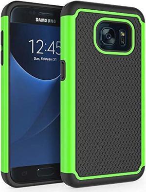 SYONER Galaxy S7 Case Shockproof Defender Protective Phone Case Cover for Samsung Galaxy S7 51 2016 Green
