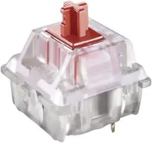 Cherry MX Key Switches for Mechanical Gaming Keyboards | Plate Mounted | MX1AL1NA (Cherry RGB Red, 10 Pcs)