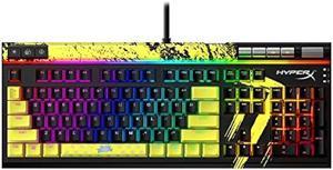 HyperX Alloy Elite 2  Mechanical Gaming Keyboard  TimTheTatMan Edition  Software-Controlled Light & Macro Customization, ABS Pudding Keycaps, Media Controls, RGB Backlit - HyperX Linear Red Switch