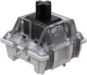 Gateron KS-9 RGB Mechanical MX Type Key Switch - Clear top (65 Pcs, Black)