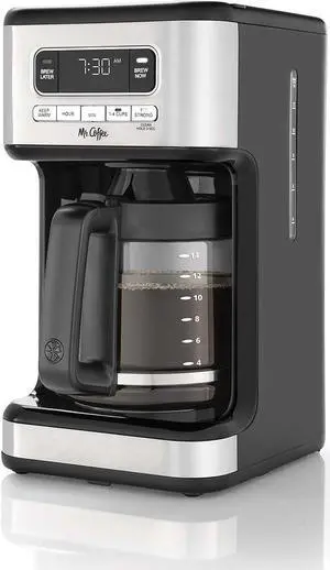 Mr. Coffee 14 Cup Programmable Coffee Maker Stainless Steel