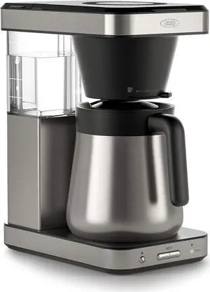 OXO Brew 8-Cup Coffee Maker - Single-Serve & Carafe, Thermal Stainless Steel, SCA Certified