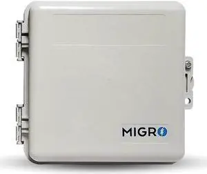 MIGRO Electrical Weatherproof Outdoor Junction Box, Plastic Weatherproof Outdoor Electrical Enclosure Box, Dustproof, Watertight, Heavy-Duty, 9.4 x 9.2 x 4.1 Inches (Exterior)