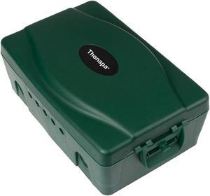 Thonapa Weatherproof Extension Cord Electrical Box - Green Weatherproof Outdoor Plug Cover Weatherproof, Outdoor Electrical Box Weatherproof, Outdoor Extension Cord Cover, for Christmas Lights, Green