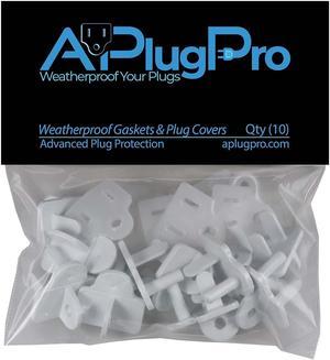 Weatherproof Gaskets & Plug Covers for Outdoor Christmas Lights Installation, GFCI Protector, Outdoor Waterproof Extension Cord Gasket, Waterproof Electric Plug Covers, Stop GFCIs from Tripping