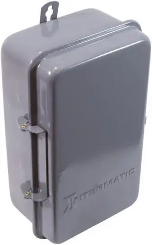 Intermatic 2T511Ga Electrical Box, 5 1/2" X 9 3/8" X 3 5/8" Steel Indoor/Outdoor Enclosure - Gray