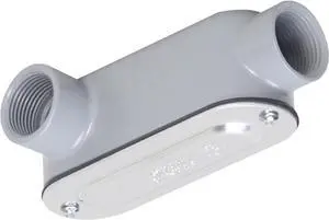 TayMac RLL250 Threaded LL Type Conduit Body, Die Cast Aluminum, Stamped Steel Cover, 2-1/2-Inch