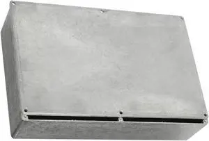 Bud Industries CN-5714 Die Cast Aluminum Enclosure 10.81" L x 6.89" W x 2.64" H, Natural Bud Industries CN-5714 Die Cast Aluminum Enclosure 10.81" L x 6.89" W x 2.64" H, Natural