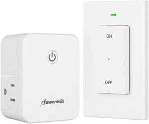 Fosmon Wireless Remote Control Electrical Outlet Switch 3 Outlets