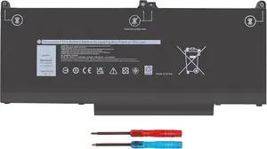 7400 E7400 MXV9V Battery for Dell Latitude 5300 5310 7300 E5300 E7300, Latitude 5300/5310 2-in-1, Inspiron 7300/7306 2-in-1 Black Series P96G P97G P99G P100G 5VC2M 829MX 0829MX 60Wh 4-Cell Laptop