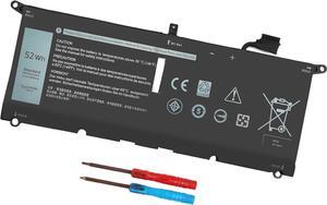 DXGH8 7.6V 52Wh Battery for Dell XPS 13 9370 9380 2019 Inspiron 13 7390 7391 2-in-1 5390 5391 7490 Latitude 3301 E3301 Vostro 5390 5391 Series 0H754V H754V G8VCF G8VCF6C HK6N5 P113G001 P82G P82G001