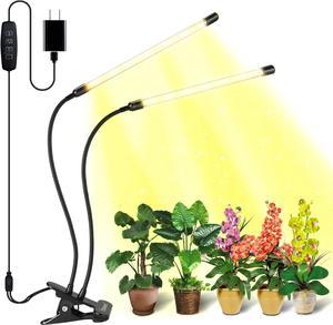 bseah Grow Light Plant Lights for Indoor Plants, Full Spectrum Plant Grow Lights, 10 Dimmable Levels Auto ON & Off with 3/9/12H Timer
