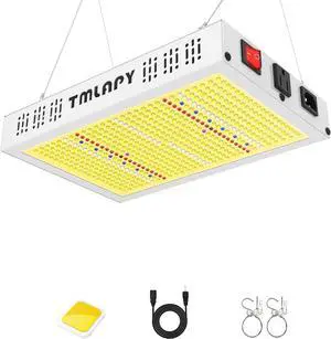 E1200 Led Grow Lights for Indoor Plants, Grow Lights Full Spectrum with IR UV, Plant Grow Light with Daisy Chain, Growing Lamp for Seedling Vegs in 2x2 Grow Tent Greenhouse