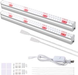 LED Grow Light Bars for Indoor Plants, Sunlight Grow Lamp Full Spectrum Growth Light Strip for Greenhouse Plant Grow Shelf