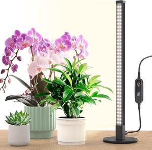 Grow Light with Timer, 72 LEDs Plant Lights for Indoor Growing, 1.4FT Grow Lights for Indoor Plants Full Spectrum, Wide Illumination Area Vertical Grow Light