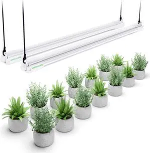 MARS HYDRO VG40, 2ft Led Grow Lights for Indoor Plants, 5000K Full Spectrum, 2x2 Coverage, IP65 Waterproof Linkable Under Canopy Plant Light Strip for Seedling Veg Bloom Flower, Plug and Play, 40W
