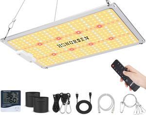 1000W LED Grow Light Full Spectrum 3x3ft Coverage Remote Control Dimmable Grow Lamps with Timer Plant Light for Hydroponic Indoor Plants Veg and Flower (368Pcs LEDs)