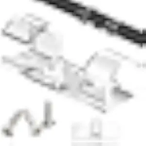 50 Pcs Heavy Duty Cable Clips Transparent with 100 Screws, Attom Tech Clear Self-Adhesive Cable Organizer Cord Management System, Clear Desktop Cable Organizer [50 pc]