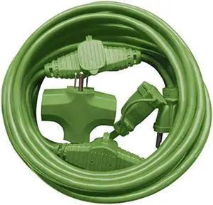 Martha Stewart 25-Foot 14 Gauge Indoor Outdoor Multi-Outlet Extension Cord