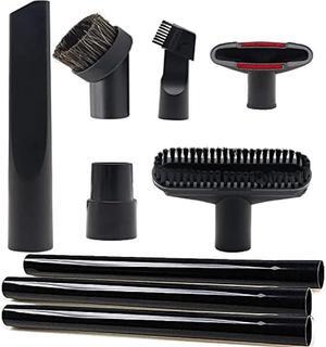 9 Pcs Vacuum Attachments Fit for Shop Vac Accessories 1 1/4 - 3 Pcs Vacuum Extension Wand, 1 1/4 inch (32 mm) & 1 3/8 inch (35 mm) Vacuum Hose Adapter, 1 1/4 inch Vacuum Cleaner Accessories Brush Kit