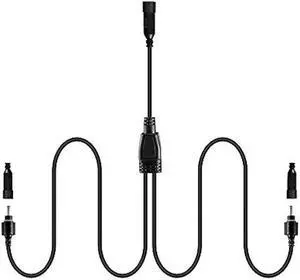ALOVECO 2-in-1 Splitter, Extension Wires for 6-in-1 Outdoor Spotlights, Waterproof for DIY Decoration