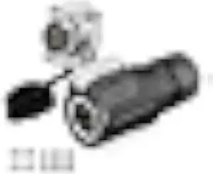 CNLINKO Outdoor Lighting Electrical Cable Power connectors, pin Socket Plug Connector Waterproof M16 4PIN, Male to Female Panel Mount Connector (4 PIN)