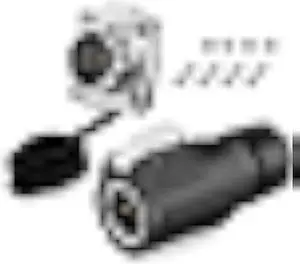 2 Pin Connector Waterproof Connector, Industrial Solder Power Connector, Aviation Cable Connector for Automotive, Marine, Lights and Other Indoor/Outdoor Electrical Wire Connections(Metal+Plastic)