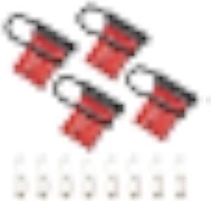 BUNKER INDUST 50A 6-10 Gauge Battery Quick Connect Disconnect Wire Harness Plug Kit 4 Pcs Battery Cable Quick Connect Disconnect Plug for Winch Auto Car Trailer Driver Electrical Devices,Red