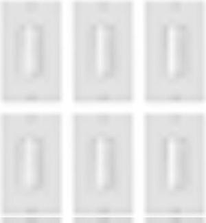 TOPGREENER 6 Pack Bristled Brush Wall Plate Multimedia Pass-Through Insert for Low Voltage Cables, HDMI Cables, Coaxial Cables, Speaker Wires, Home Theater Systems, Size 1-Gang 4.50 x 2.75, White